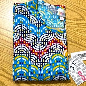 S Irma Colorful Geometric Pattern-NWT